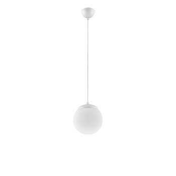 Lámpara colgantes blanco acero/vidrio alt. 110 cm