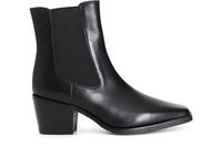 botin mujer piel con elastico black 35