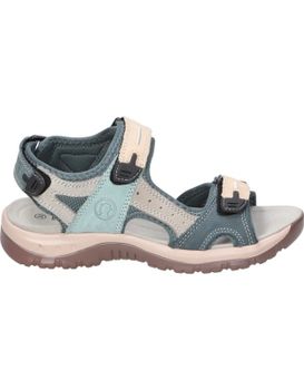 Sandalias De Piel Para Mujer Coronel Tapioca T275-9 Azul 41