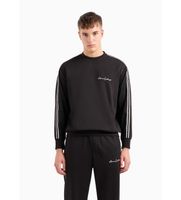 ax armani exchange para hombre 8nzmsgz9n1z1200 sudadera negro xxl casual poliester modal manga larga