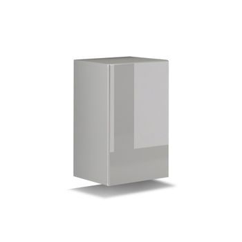 Mueble De Salón Blanco Colección Cepto, 1 Puerta, 1 Estante. Ideal Para Un Pequeño Almacenamiento En El Salón.