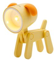 realpower 486316 lampara de mesa led naranja amarillo