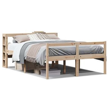 Cama Para Personas Mayores Con Cabecero Madera Maciza 160x200cm