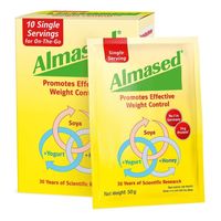 almased single servings weight loss meal replacement soya honey  yogurt