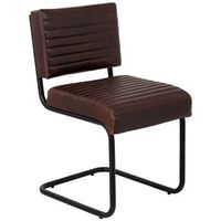 silla marron 45x56x83