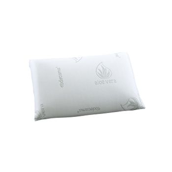Todocama - Almohada Viscoelástica de Viaje Firmeza Media-Alta (42x23x12 cm).