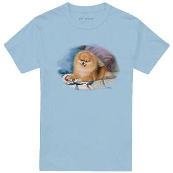 Wildlife Camiseta Pomeranian Portrait para mujer