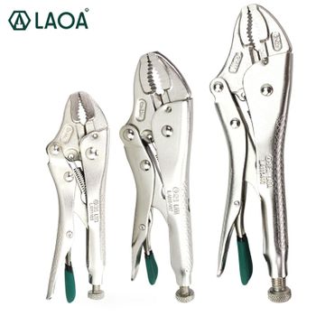 LAOA-Alicates de bloqueo, llave de tubo de agua, Material cr-mo, pinzas redondas, 5 pulgadas, 7 pulgadas, 10 pulgadas