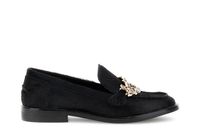 mocasines con pinza de piel efecto caballo black