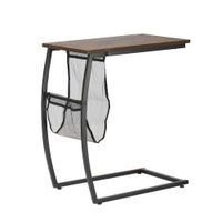 mesa auxiliar 53x35x645 cm marronrustico