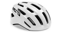 casco met miles road blanco brillante