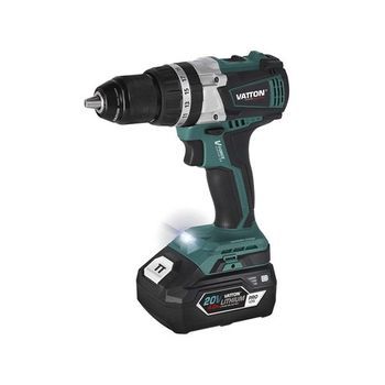 Taladro Percutor Brushless Vatton 20v 1 Batería 4.0ah
