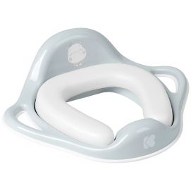 Asiento de inodoro con almohadilla suave Hippo Azul