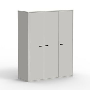 Mathy by Bols 3 Door Wardrobe in Madaket Design available in 26 Colours - Mathy Light Green