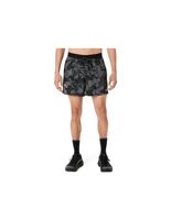 pantalones asics fujitrail all over print 5in short hombre negrocarbonbeige