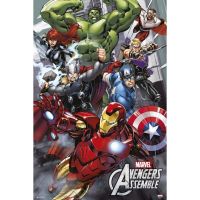 erik maxi poster marvel vengadores assemble 915x61cm
