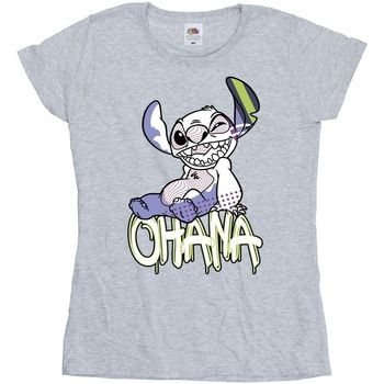 Disney Camiseta manga larga Ohana para mujer