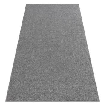 Alfombra Eton Plus Color Gris Claro, Monocromática, Uniforme, Lisa 200x300 Cm