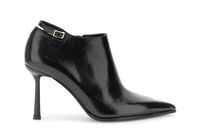 botines elasticos efecto charol con tacon black
