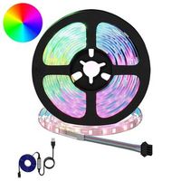 tira led 12 uds negro y transparente cobre y plastico vidaxl