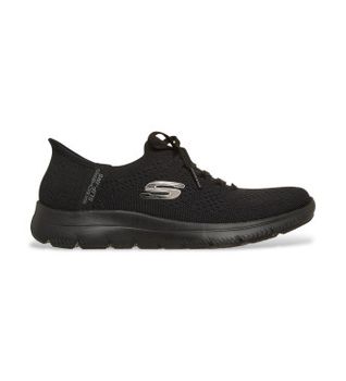 Skechers para mujer. 150263 Zapatillas Slip-ins Summits New Daily negro (37), Plano, Cordones, Casual