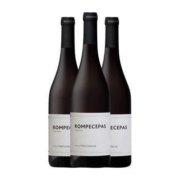 Cinco Leguas Vino Tinto Rompecepas Tinto Fino Vinos 75 Cl 14% Vol. (pack De 3 Unidades)