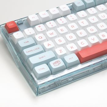 GMK-teclas Salmon para teclado mecánico Gateron Cherry MX Switch, teclas PBT, sublimación de tinte, perfil XDA, 140 teclas