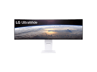 monitor gaming - lg 49u950a-w 49 full-hd 144 hz 5 ms ips curvo 3800r 2x hdmi altavoces integrados altura ajustable blanco