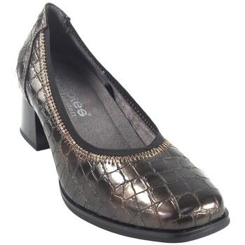 Amarpies Zapatos de tacón Zapato señora 25381 amd taupe para mujer