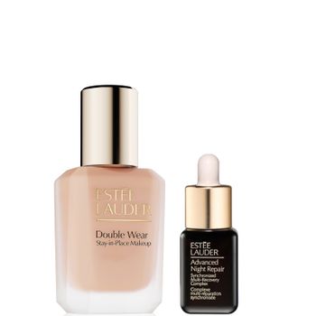 Estee Lauder Double Wear Stay-in-Place Makeup & Advanced Night Repair Serum Bundle (Various Shades) - Cool Bone