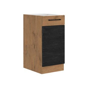 Gabinete Con Puertas Wood Dark 100