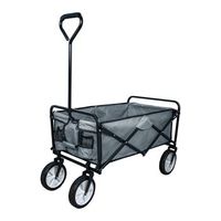 carrito plegable todoterreno 70 kg con ruedas 360 y forro impermeable gris