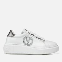valentino womens baraga s leather flatform trainers - uk 3