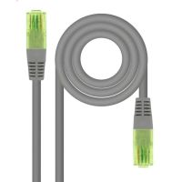 cable de red nanocable 10201402 rj45 cat6 utp cca 2m gris awg26 alta velocidad