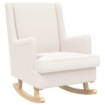 Mecedora Crema 62 X 80 X 85 Cm Bouclé Vidaxl