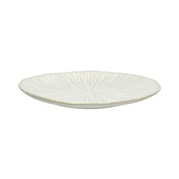 Plato llano porcelana blanca