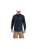 camisa carhartt rugged prof hombre azul