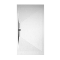 plato de ducha pizarra edis blanco  90x90 cm rejilla color