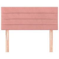 cabecero cama mueble de dormitorio de terciopelo rosa 100 x 5 x 7888 cm rosa m020008427