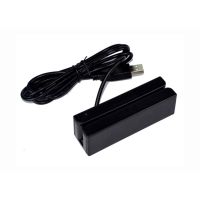 lector de tarjetas banda magnetica premier bm-90 usb 3 pistas bidireccional negro