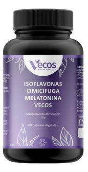 Vecos Nucoceutical Isoflavonas, Cimicífuga y Melatonina 60 VegCaps