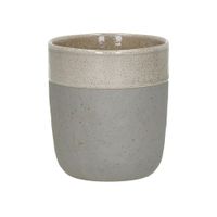 vaso de gres blanco h9