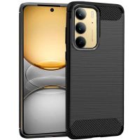 funda para movil cool carbon negro antigolpes tpu flexible para realme c75 y 14x 5g