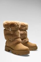 botas de piel sintetica yaffa
