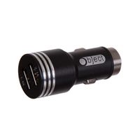2 in 1 dual usb adaptor black