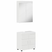 juego de muebles de bano tulum 2 uds brillante 60 x 34 x 63 cm vidaxl