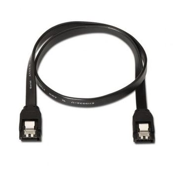 Cable SATA AISENS A130-0157 0.5m 6Gbps Negro con anclaje y RoHS