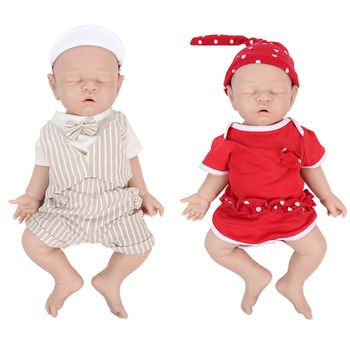 Muñeca Reborn de Silicona de Cuerpo Completo IVITA WG1528 de 16.92 Pulgadas y 2500g, Muñeca Reborn Realista y Suave con Ropa para Niños