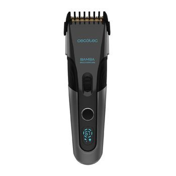 Cortapelos Bamba Precisioncare Titanium. Cuchilla De Acero Inoxidable Con Revestimiento De Titanio, Batería De Litio, Autonomía Hasta 120 Minutos, Uso Con Y Sin Cable, 3 Peines
