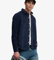 superdry para hombre m4011188a sobrecamisa de pana marino xxl casual manga larga